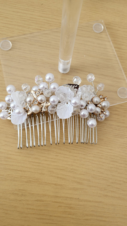 Embellished bridal comb